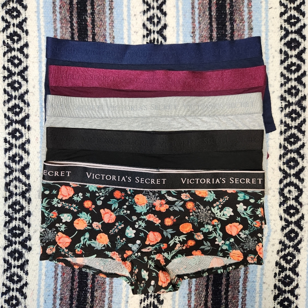 NWT/NWOT Victoria Secret 5 Boyshort Pack